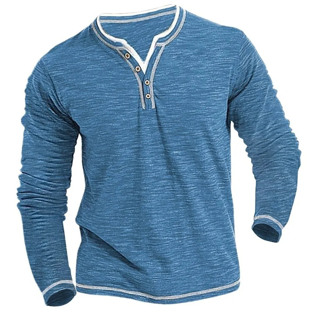 Lars - Sweatshirt Met V-halslijn