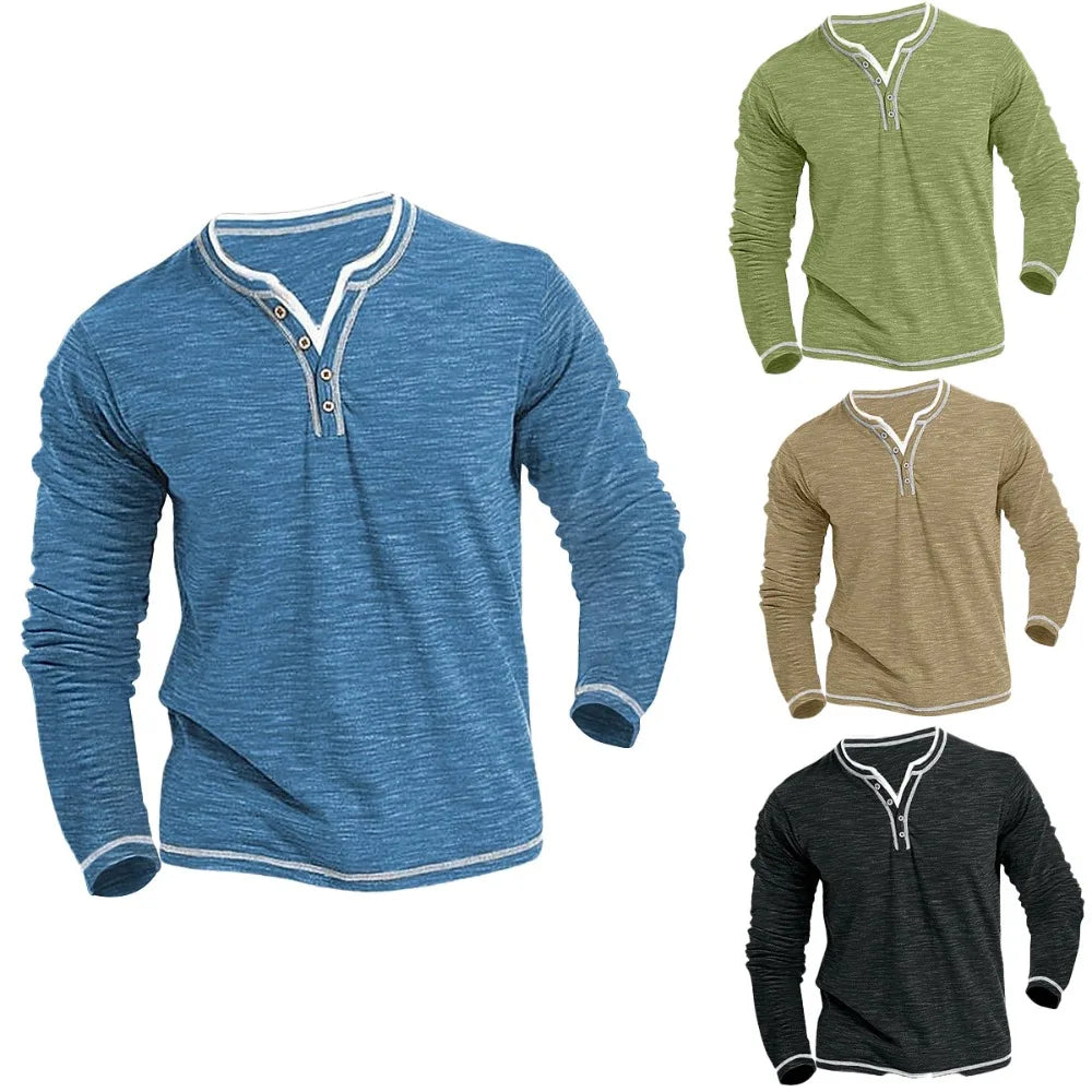 Lars - Sweatshirt Met V-halslijn