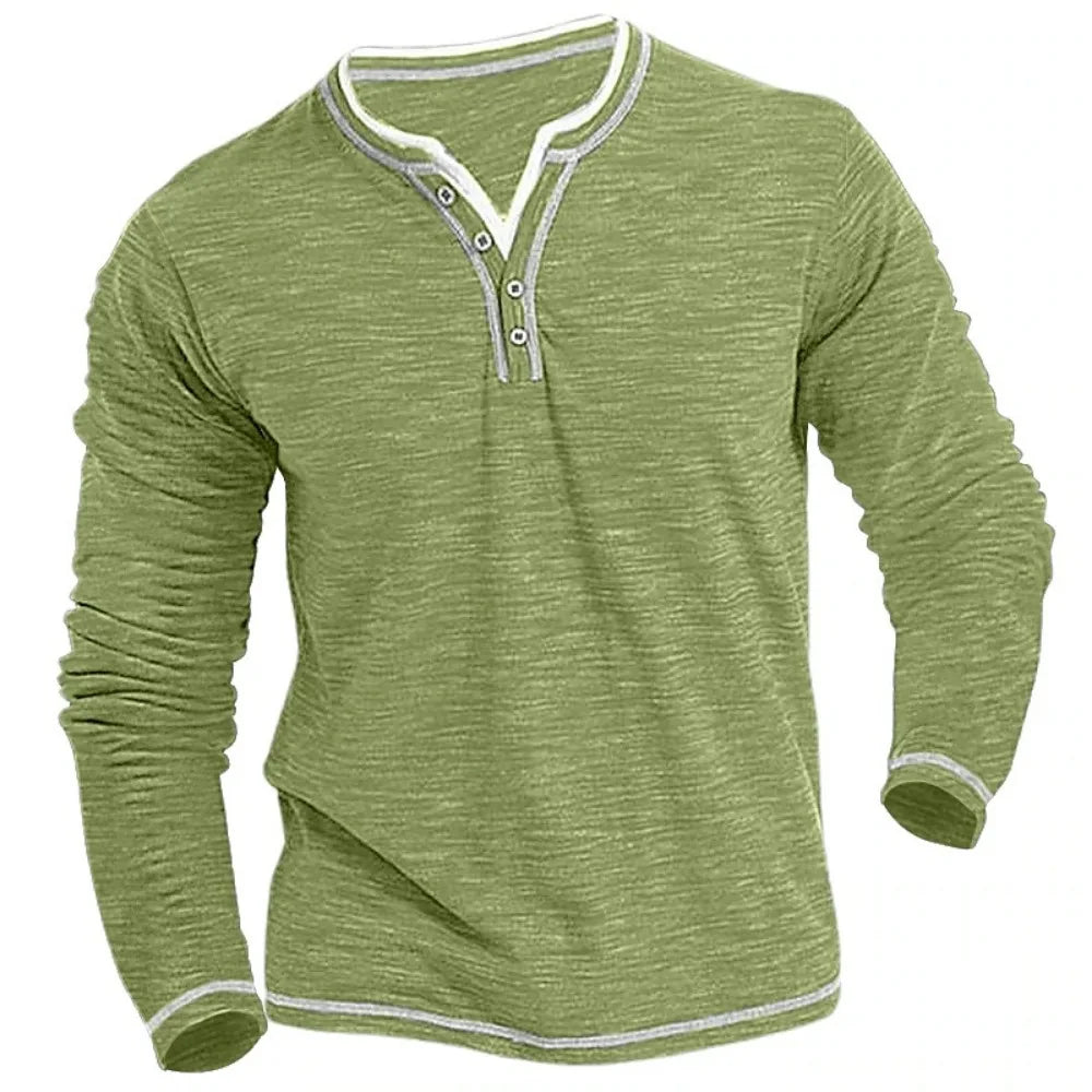Lars - Sweatshirt Met V-halslijn