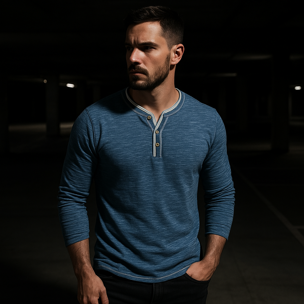 Lars - Sweatshirt Met V-halslijn
