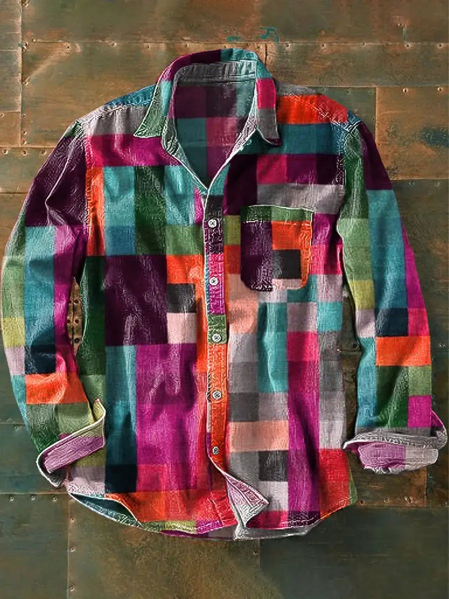 Unisex Regenboogkleurig Shirt