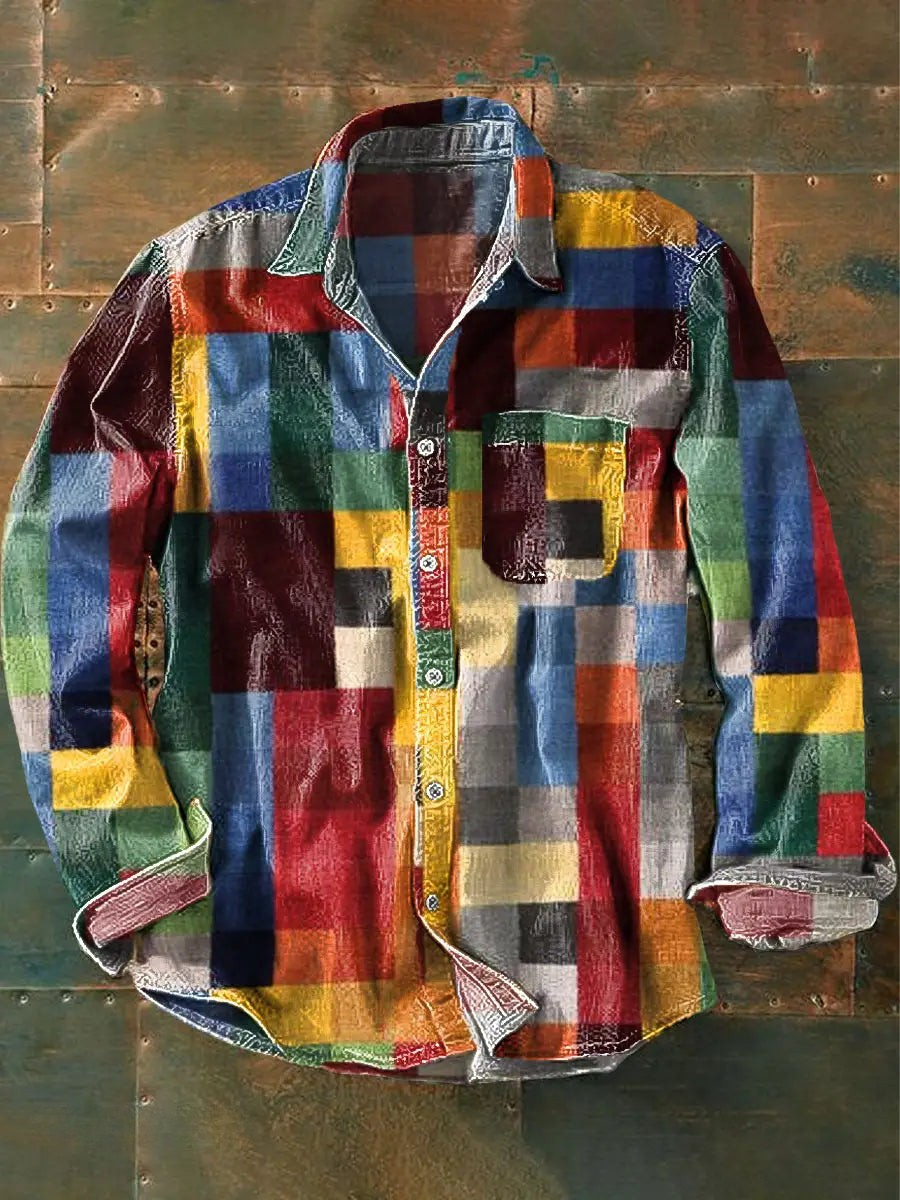 Unisex Regenboogkleurig Shirt