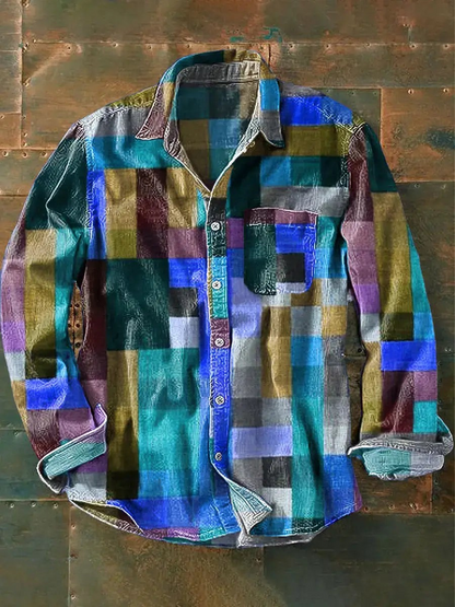 Unisex Regenboogkleurig Shirt