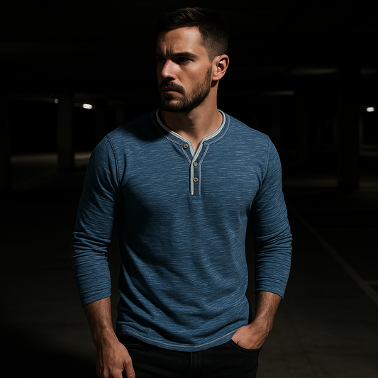 Lars - Sweatshirt Met V-halslijn